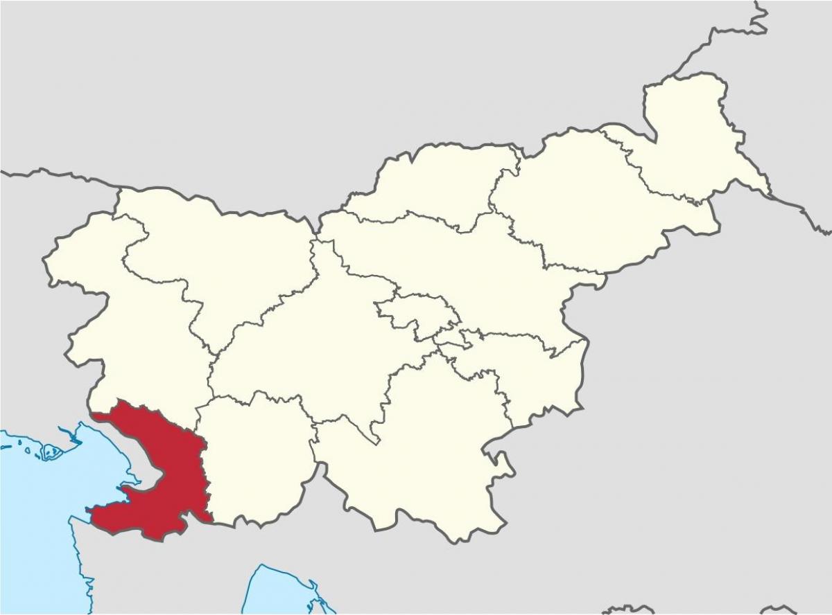 Karstik Slovenya haritası 