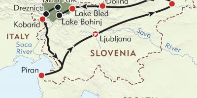Harita piran Slovenya
