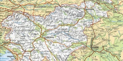 Terme Slovenya haritası 